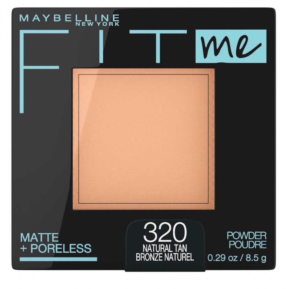 Maybelline Fit Me Matte Poreless Powder Foundation 320 Natural Tan New